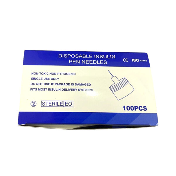 Insulin Needle Compatinle Pens: Novo, Lilly, Sanofi Avents, Ypsomed 4mm - Image 1