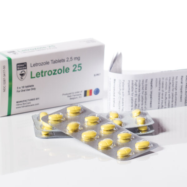 Letrozole 2.5mg – Anti-estrogen, decreases fat build-up and decreases water retention - Image 1